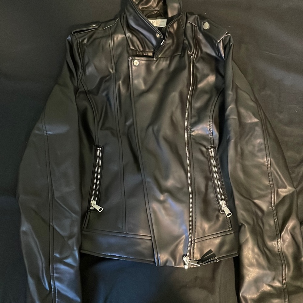 Leather jacket, H & M
